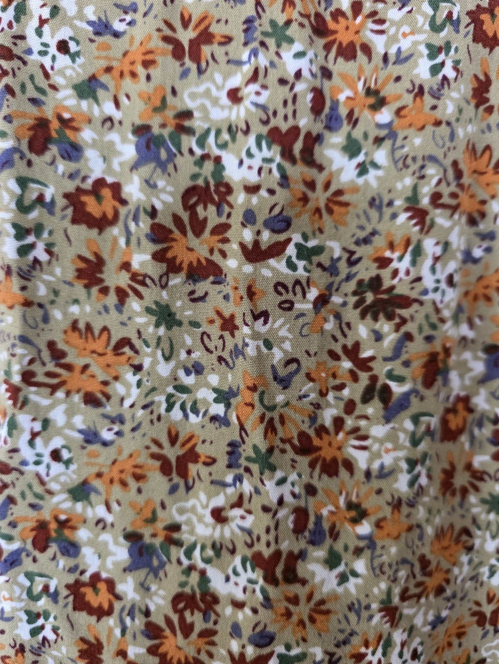 Natural Life Lucia Floral Tiered Maxi Dress M Oversized Boho Cottagecore Prairie - Picture 5 of 12